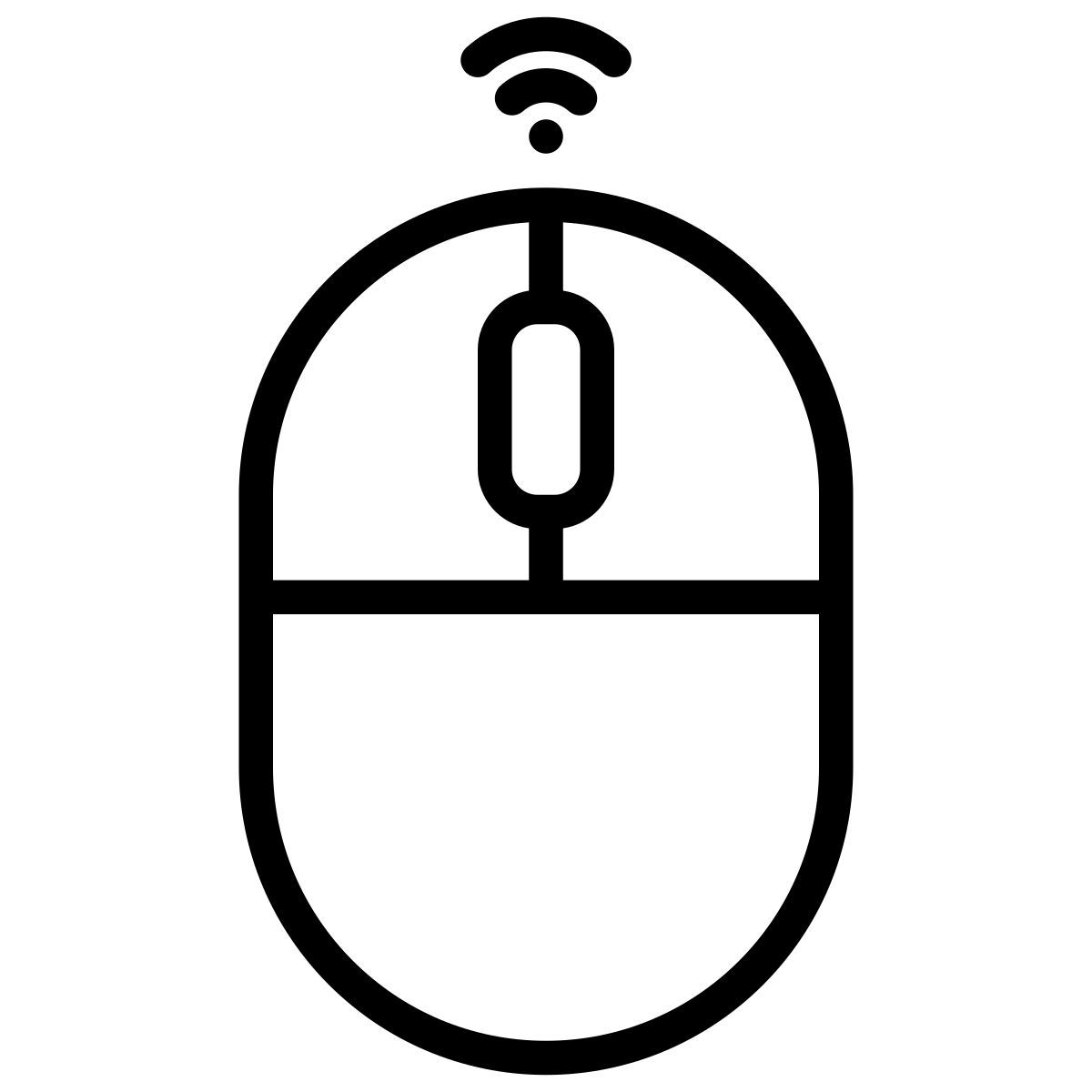 ratón inalámbrico icon
