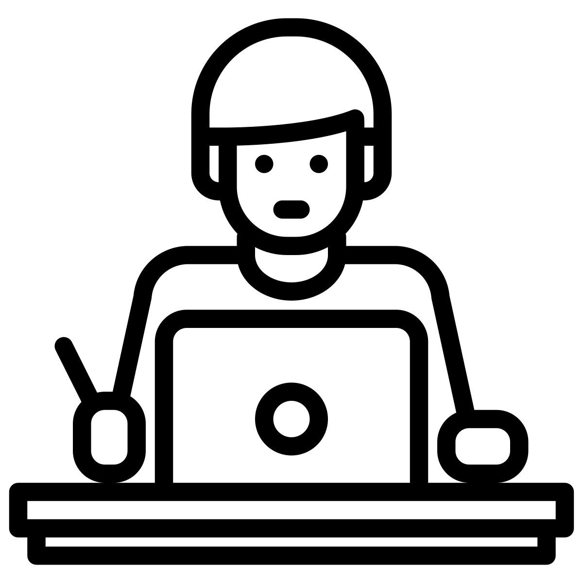 work from home icon