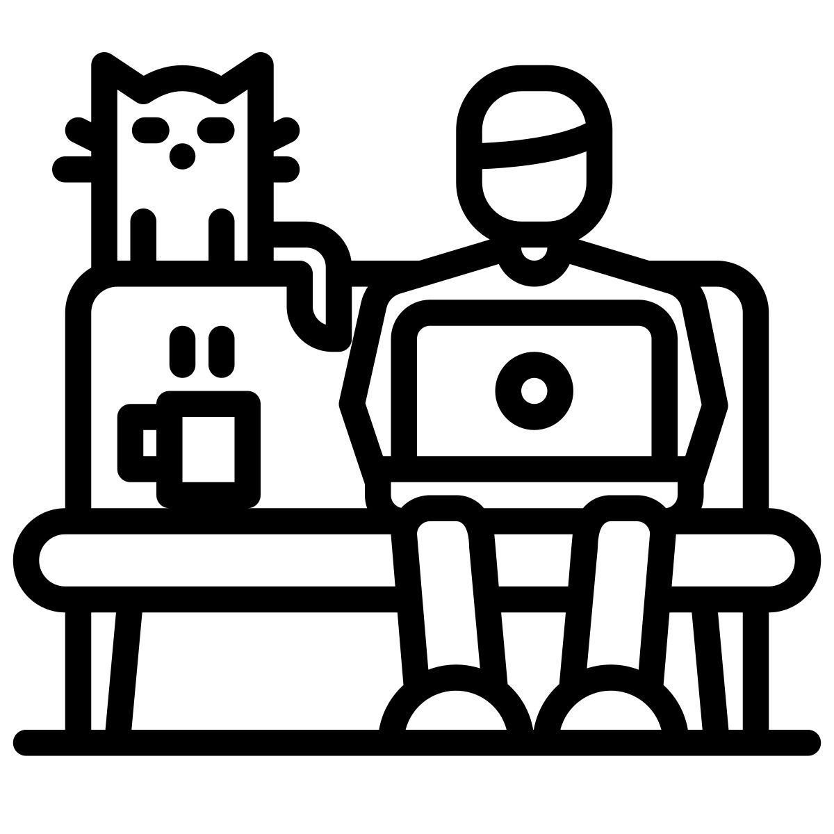 work from home icon