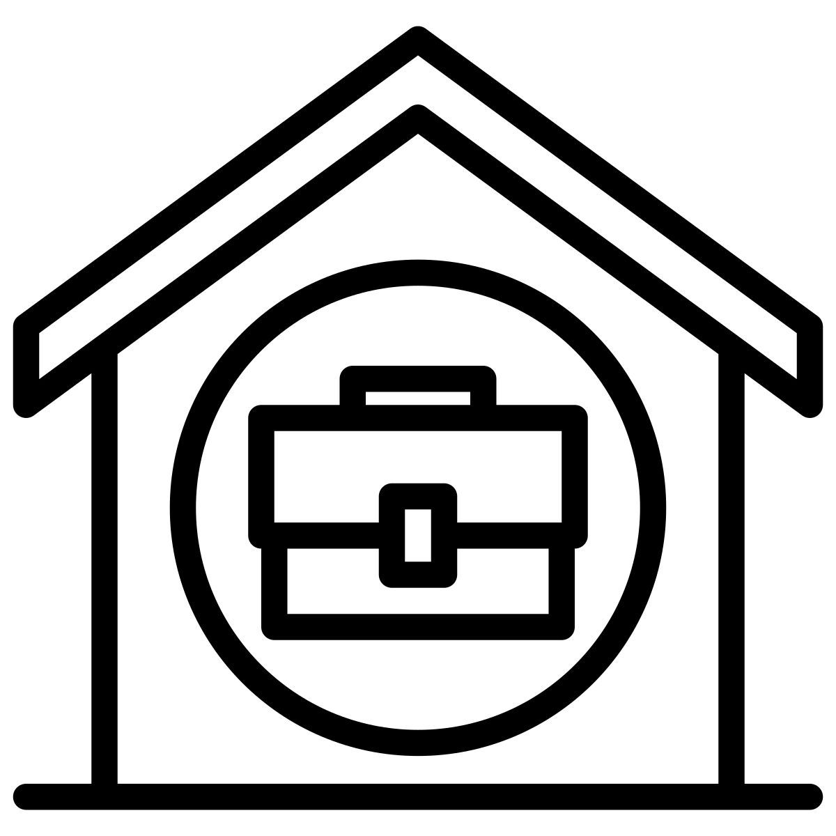 work from home icon
