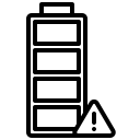 external battery-notification-alert-xnimrodx-lineal-xnimrodx icon