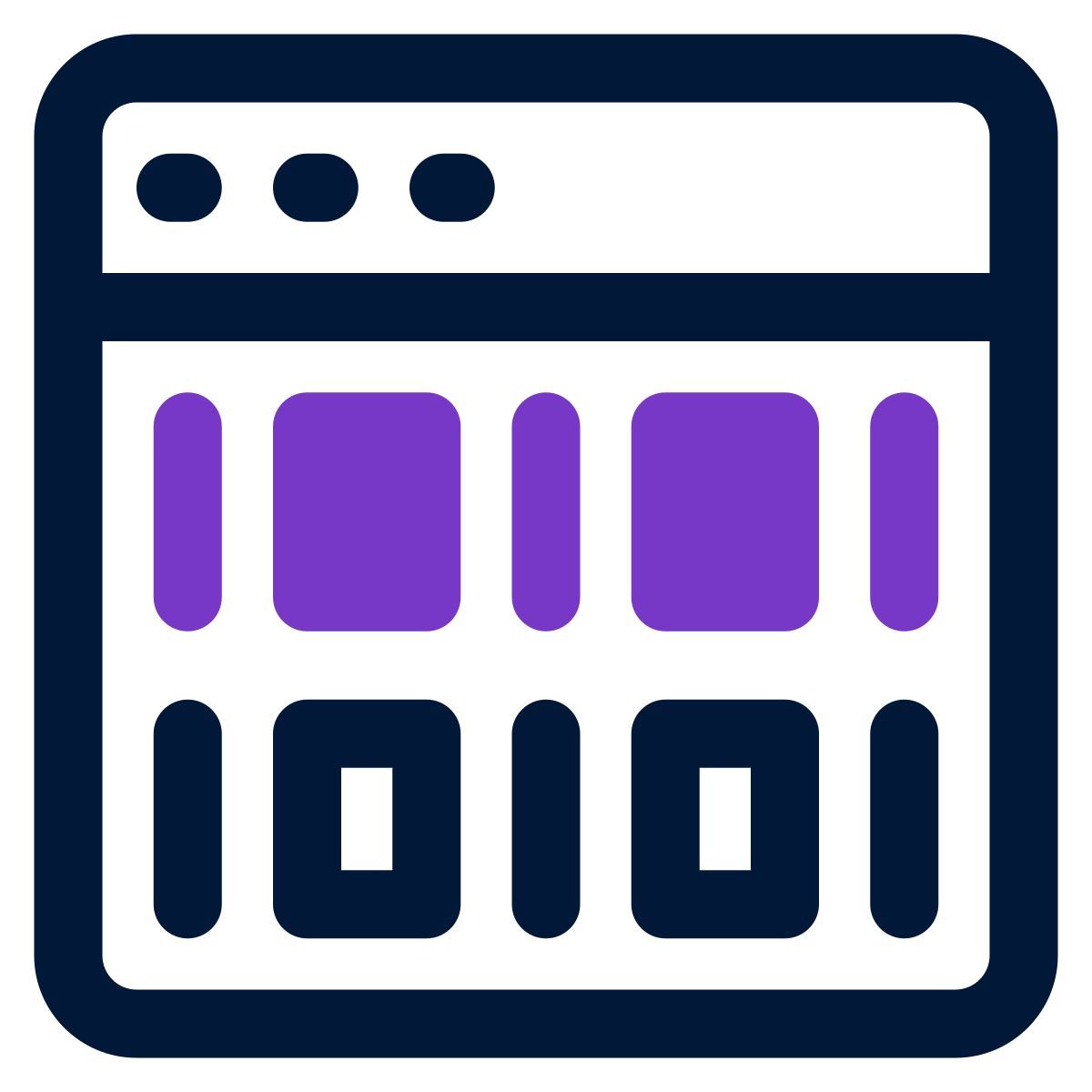 binary code Icon