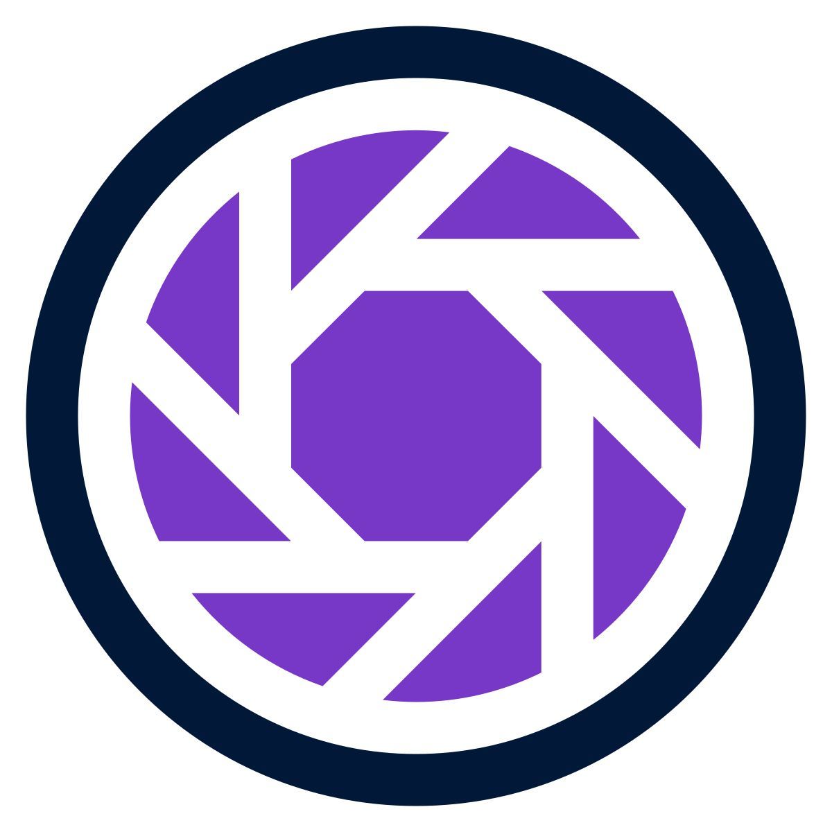 icon camera lens