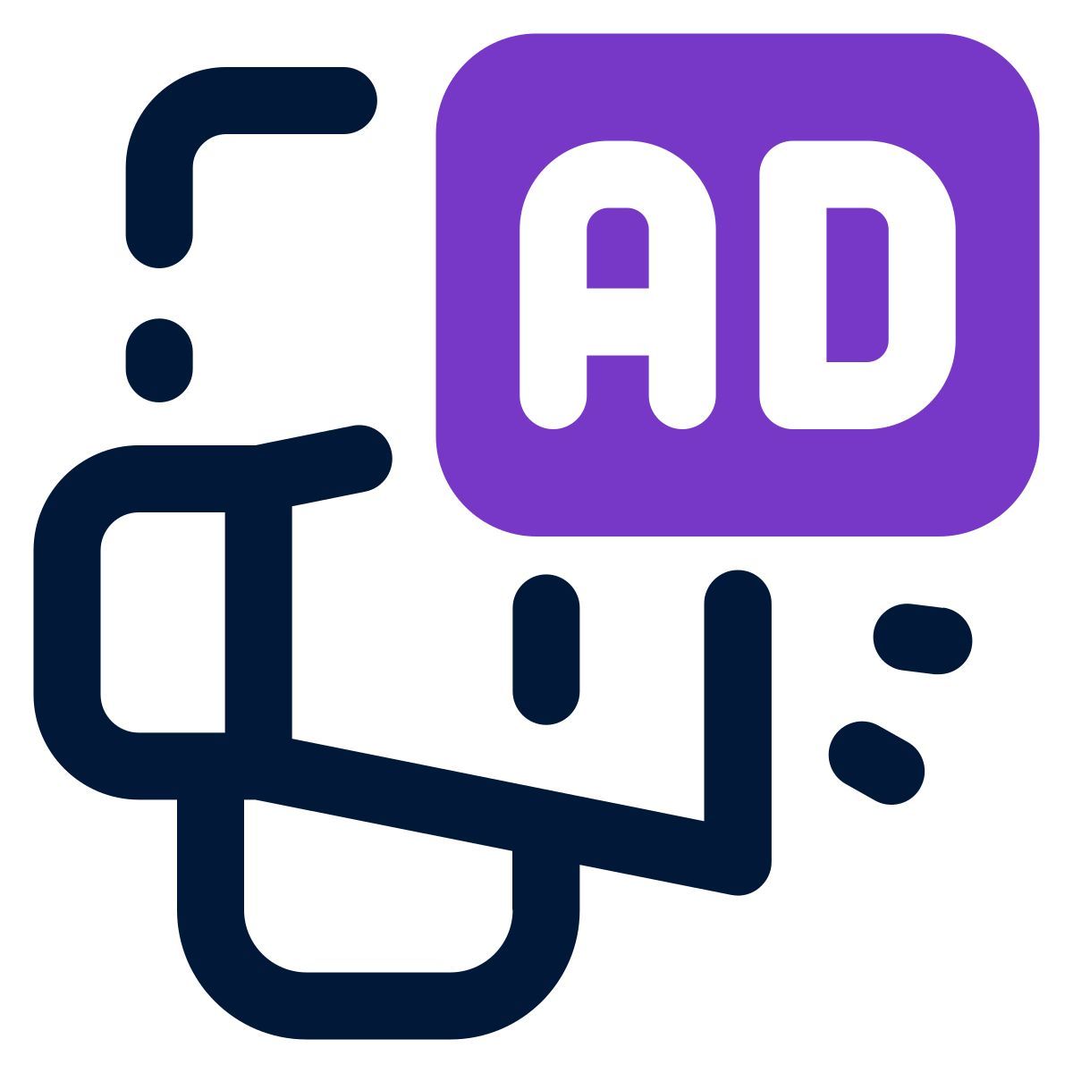 digital advertising 图标