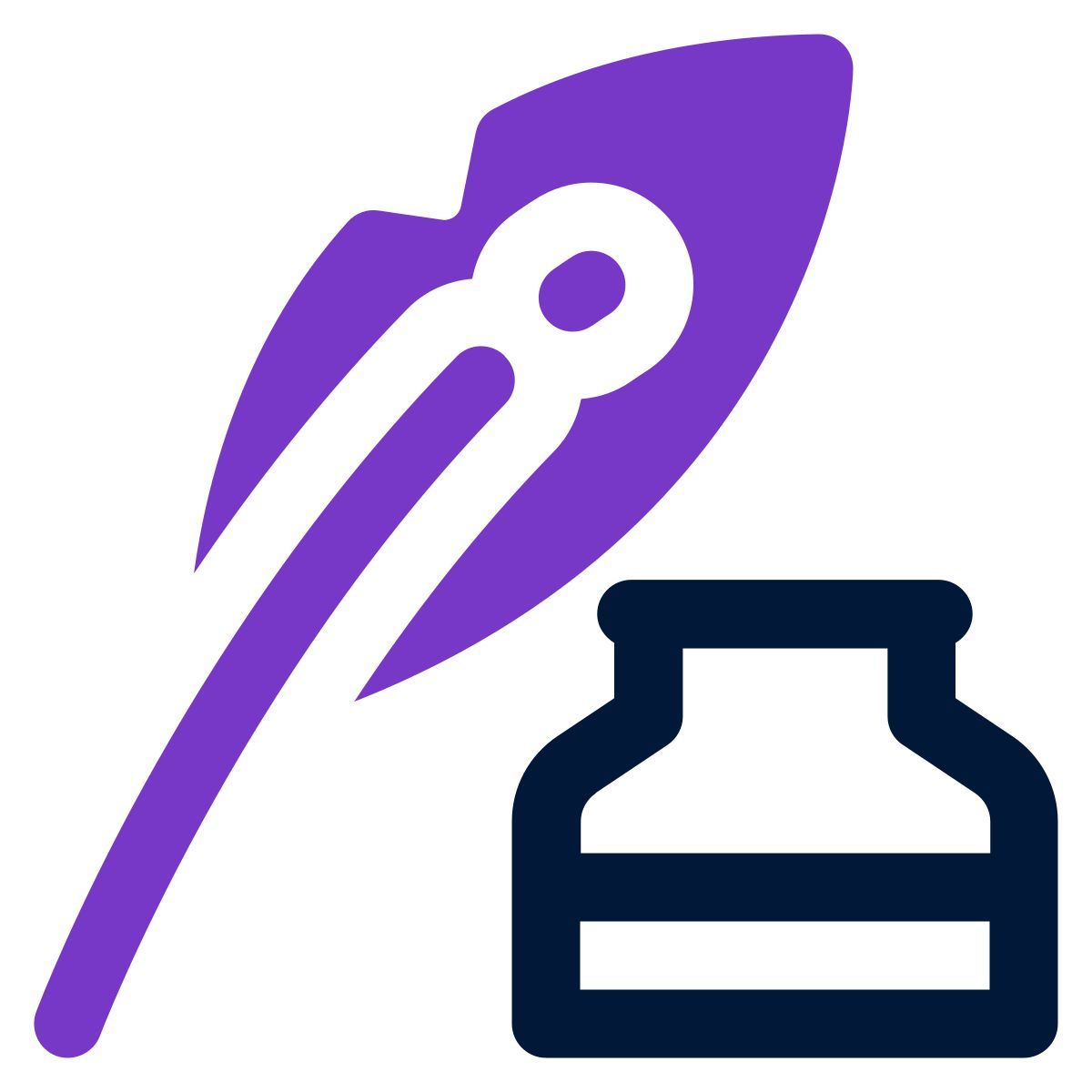 feather pen 图标
