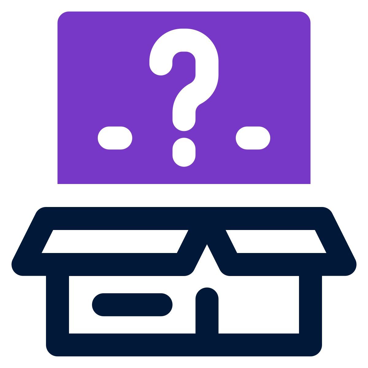 icon question box