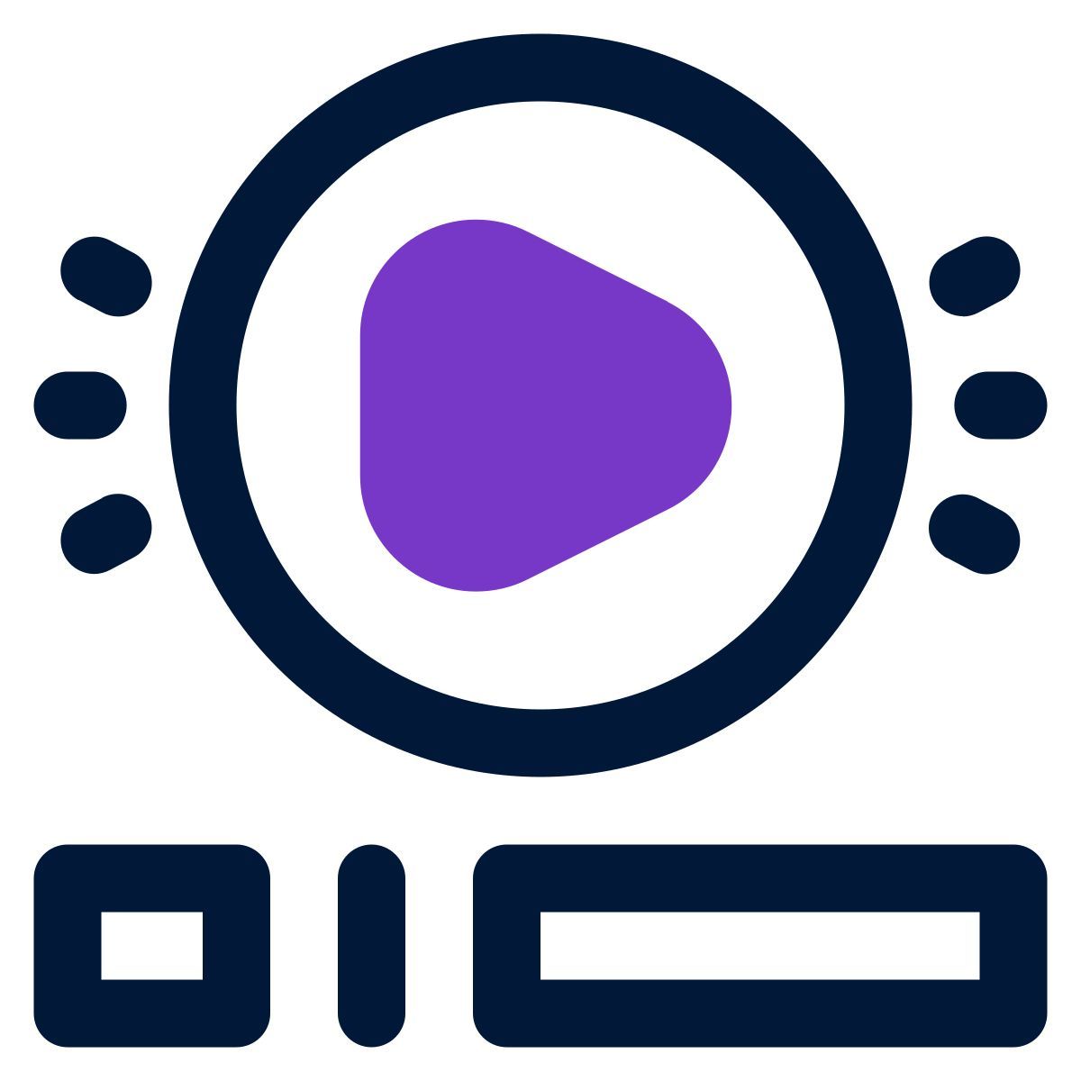 icono video processing