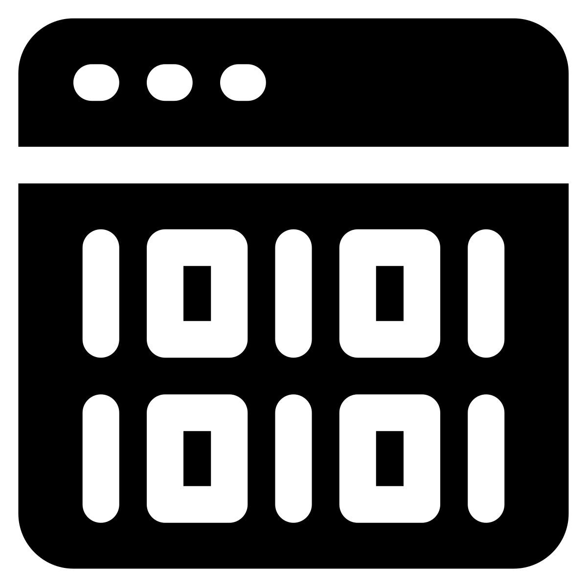 binary code Icon