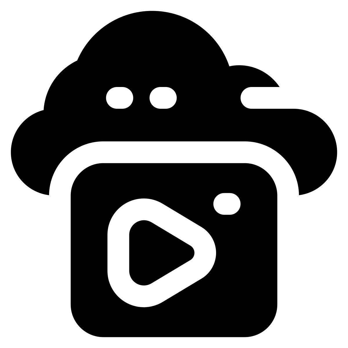 cloud streaming アイコン