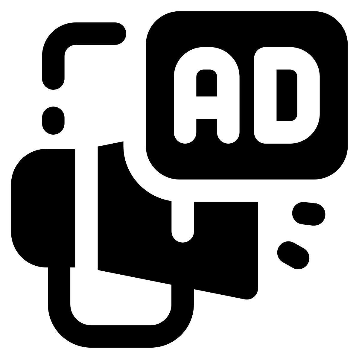 digital advertising 图标