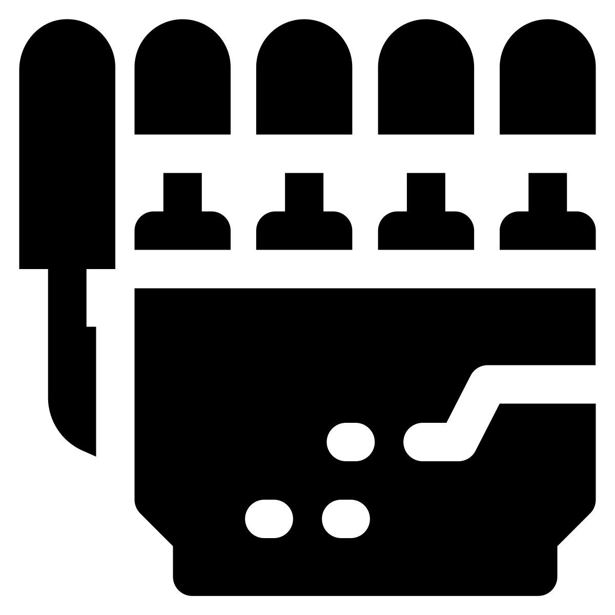icon mechanical hand