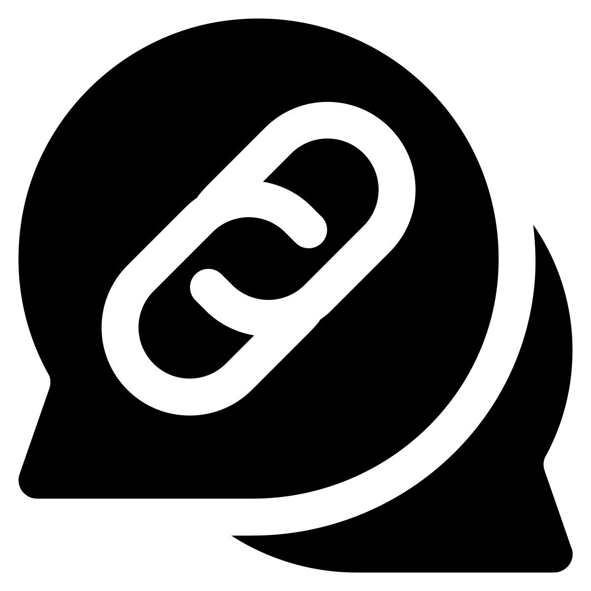 icono message link