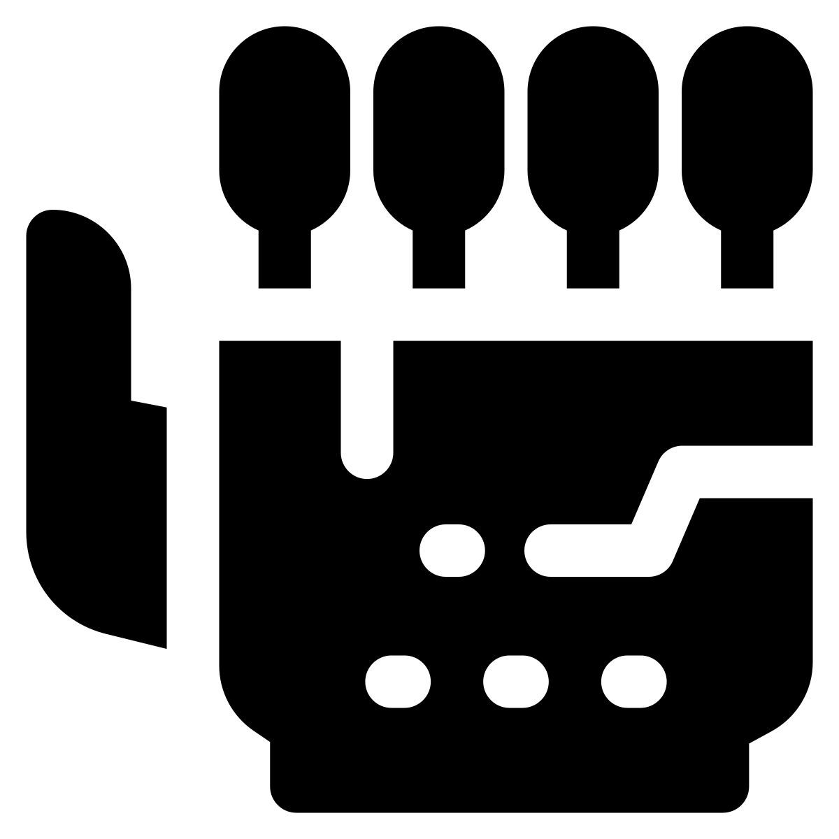 robotic hand 图标