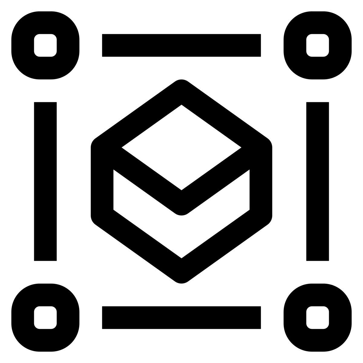 3d cube icon