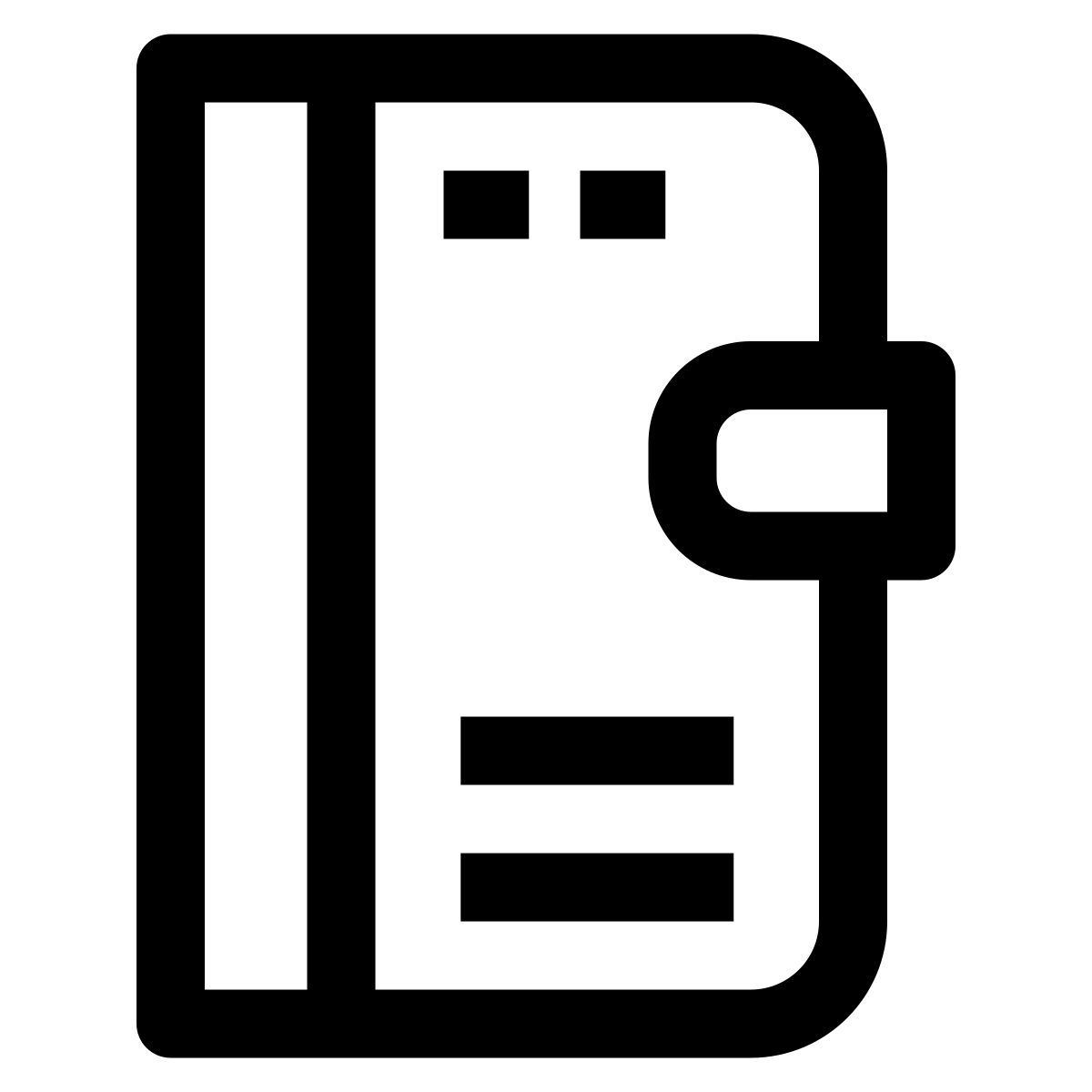 agenda book icon