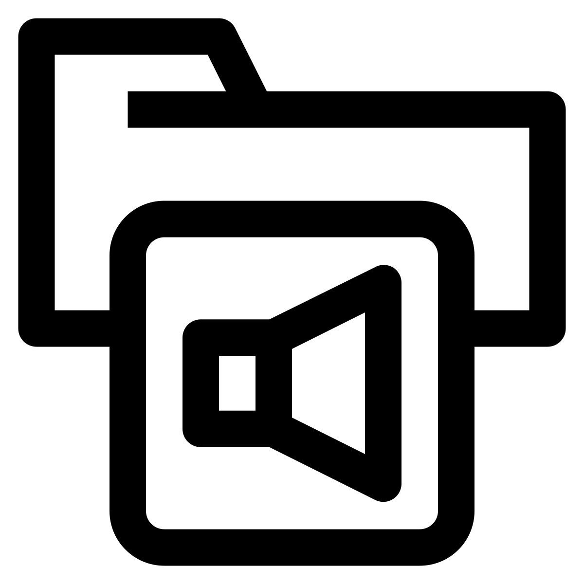 오디오 폴더 icon