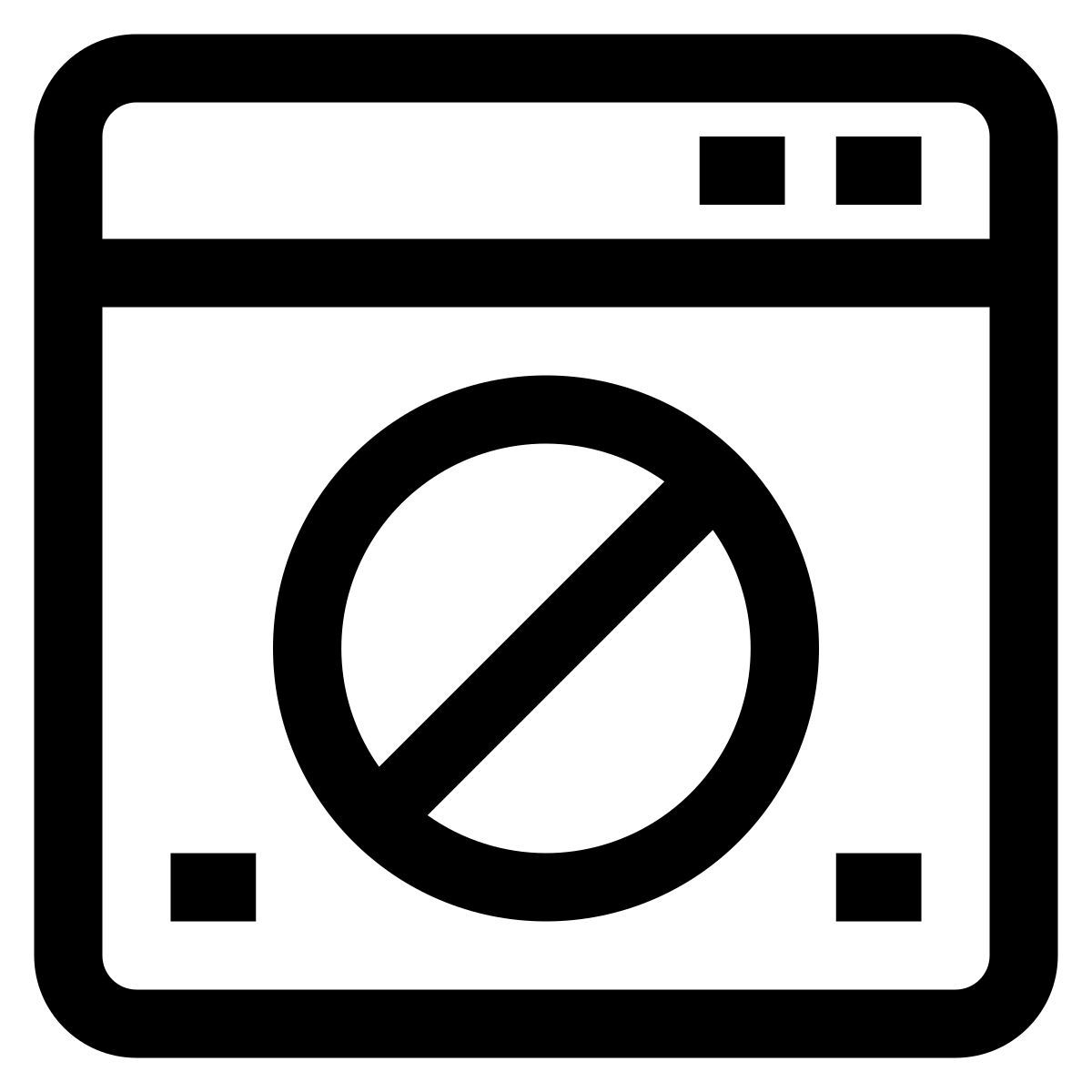 ban website icon