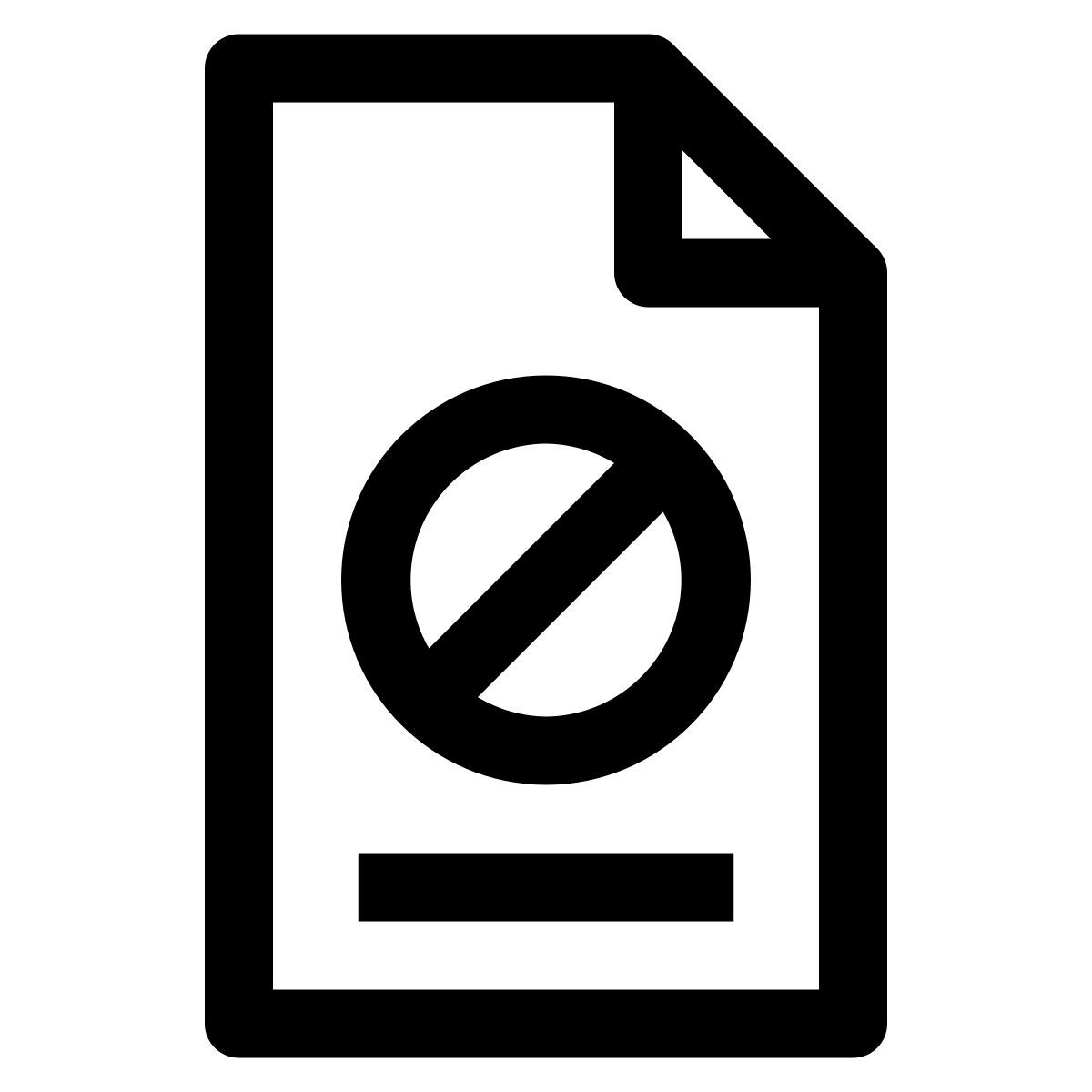 blocked icon