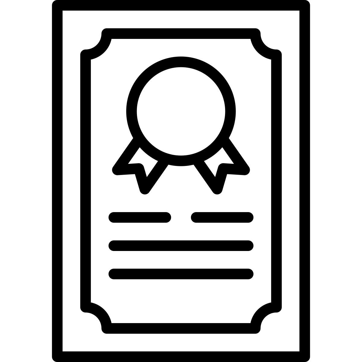 certificate icon