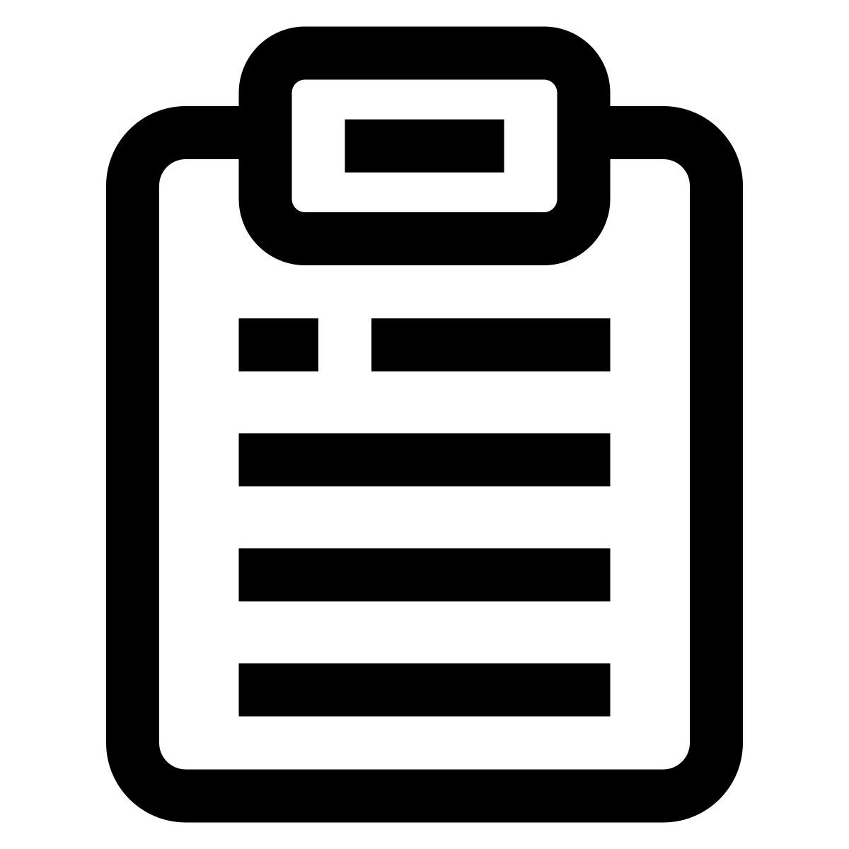 clipboard icon