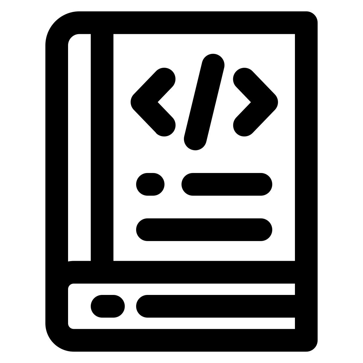 coding book icon