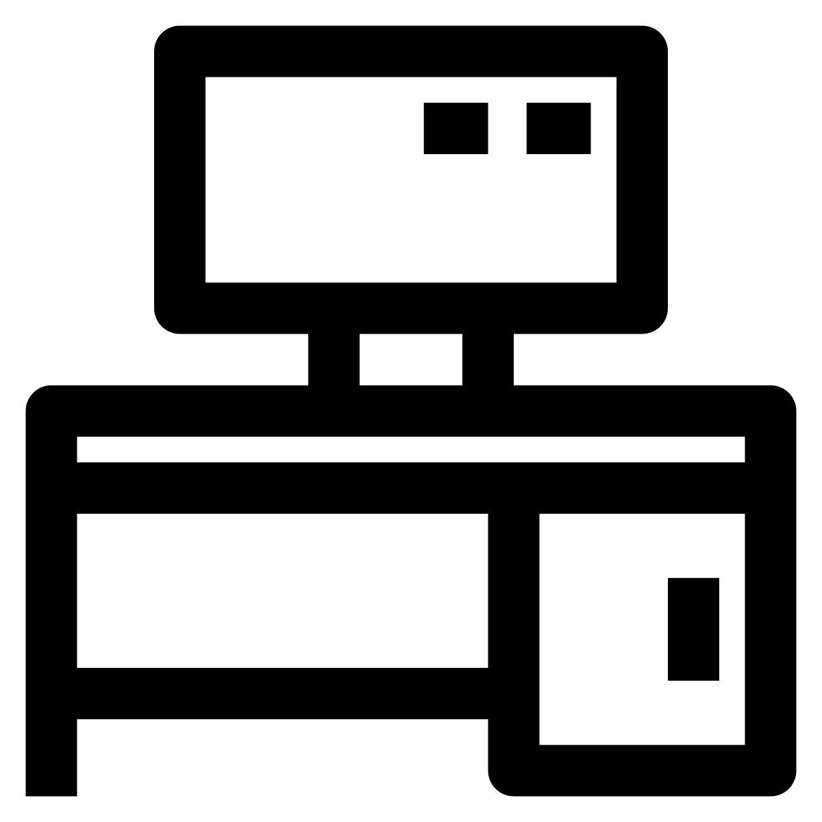 computer desk icon