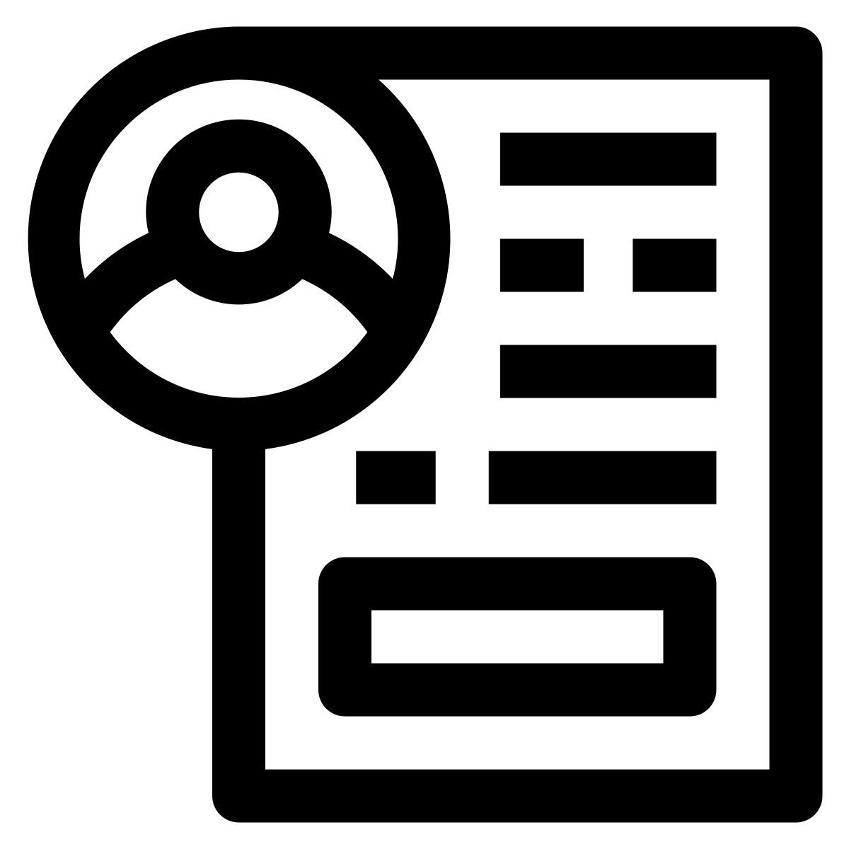 curriculum vitae icon