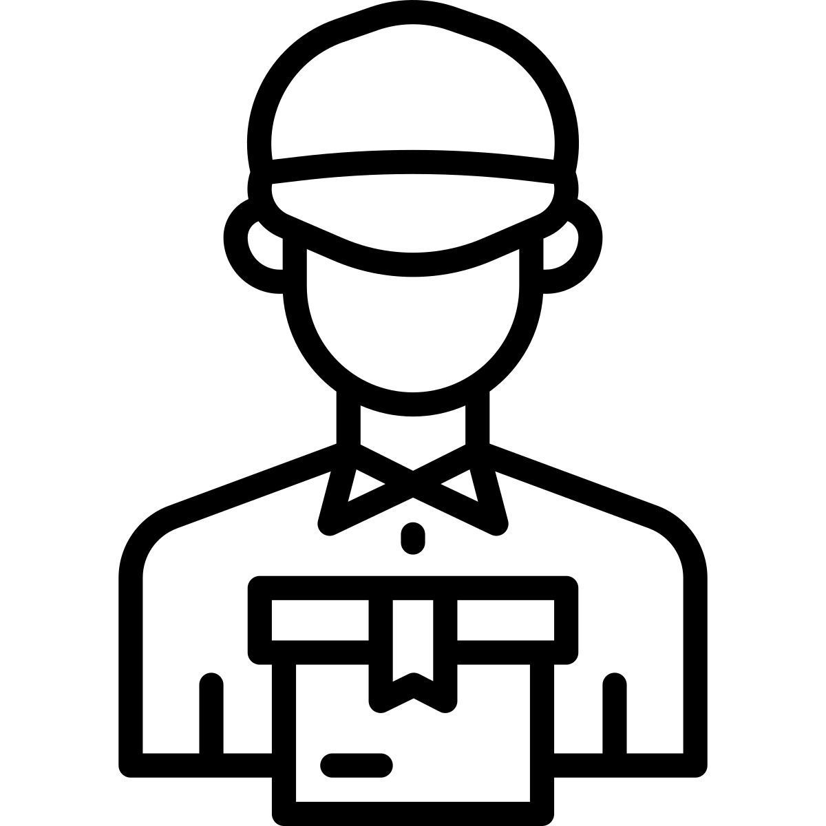 delivery man icon