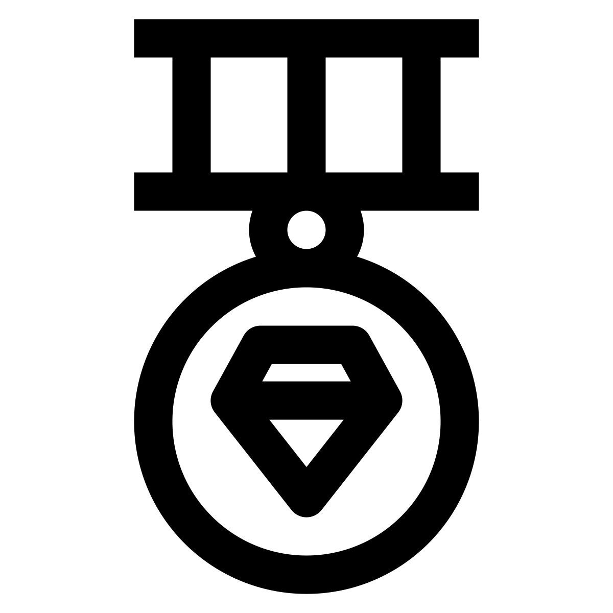 diamond medal icon