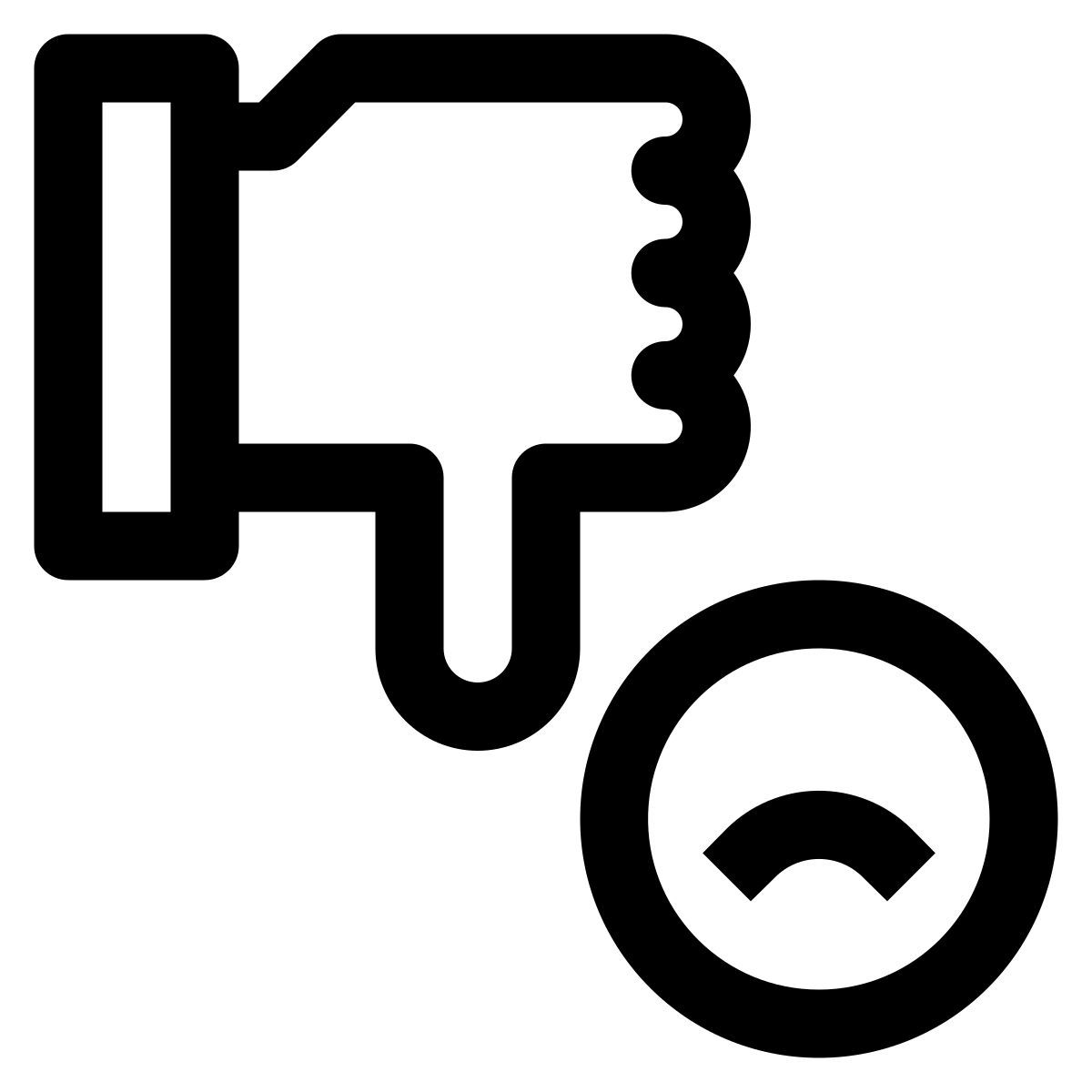 dislike icon