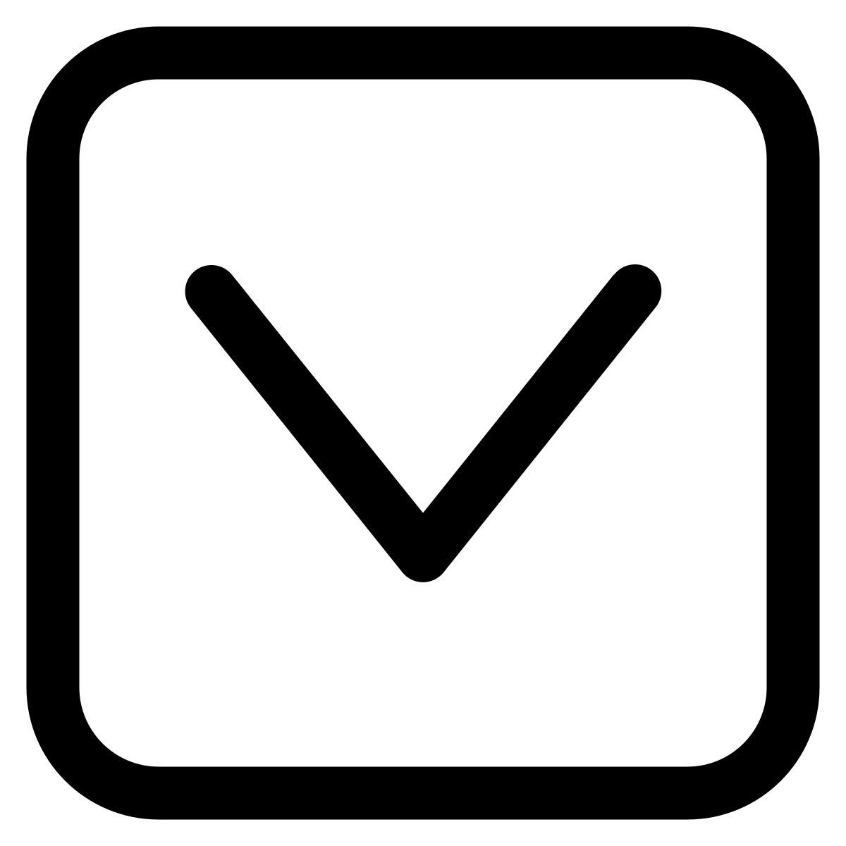 down arrow icon