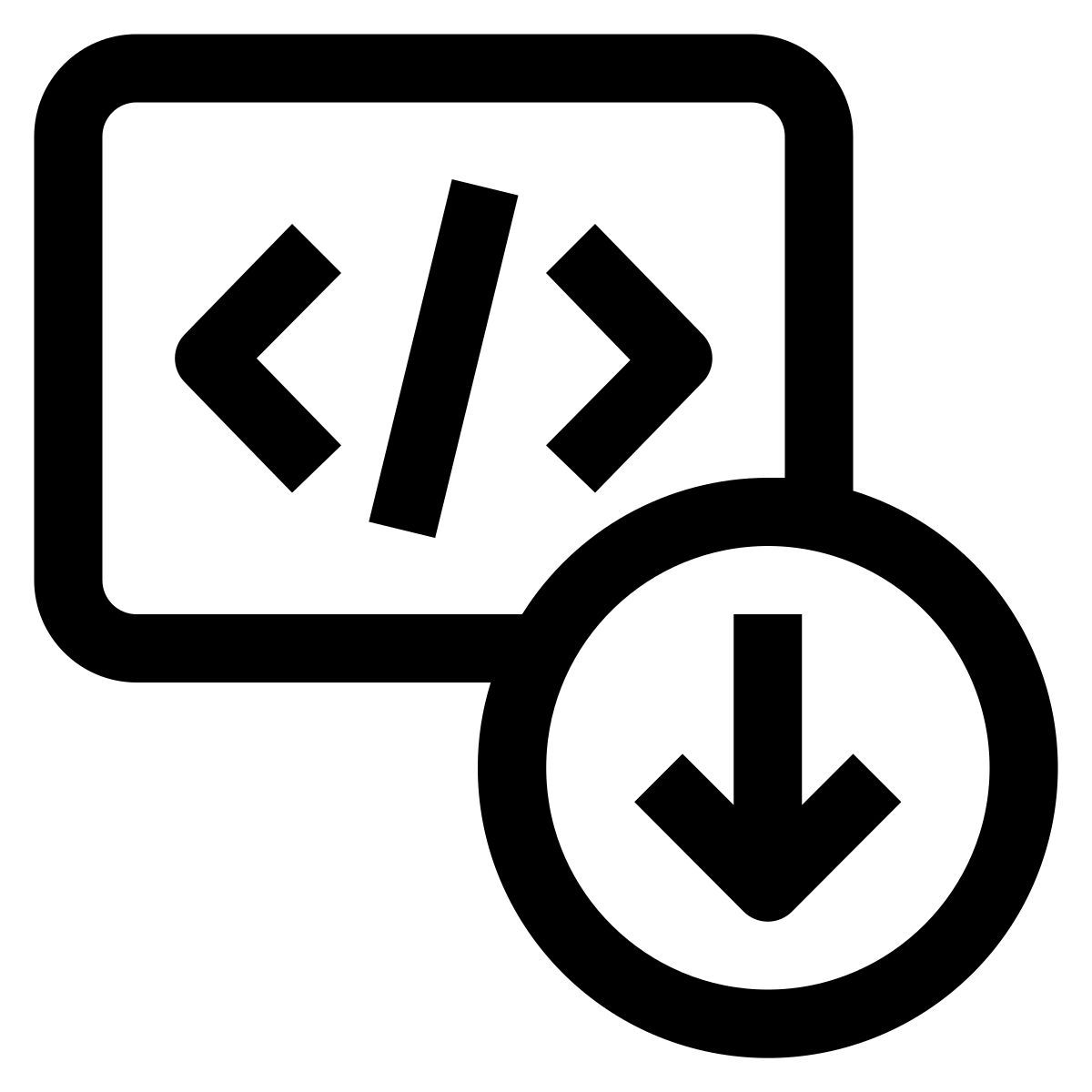 download code icon