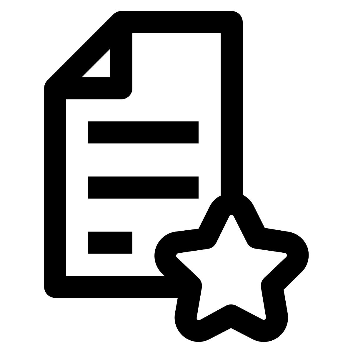 favorite file icon