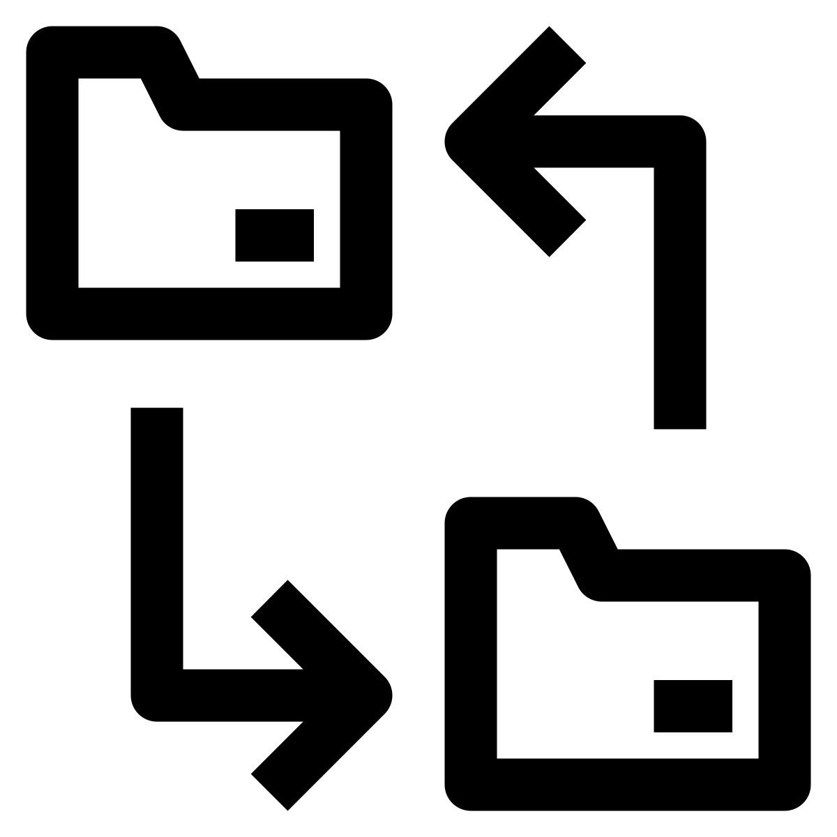 folder transfer icon