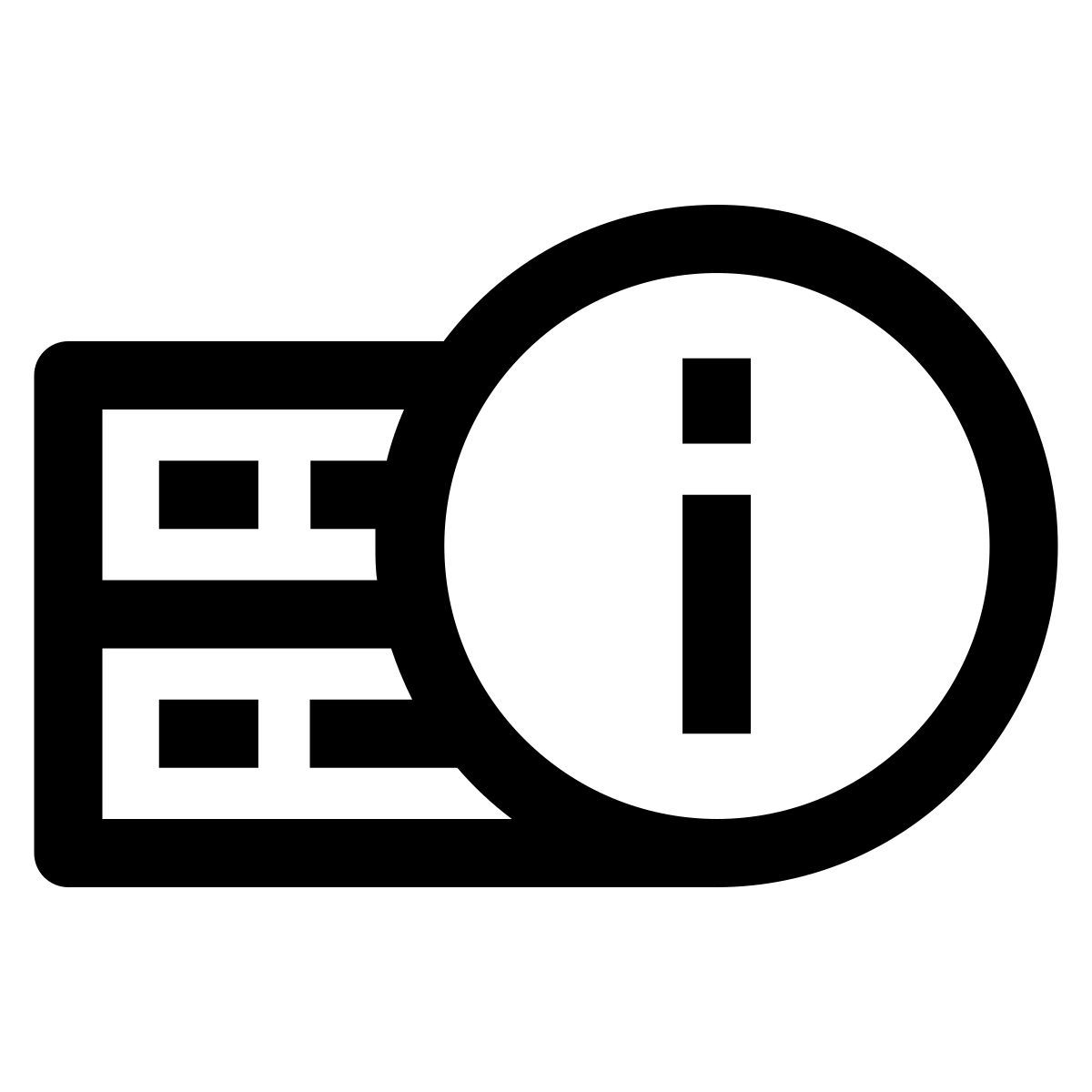 information icon