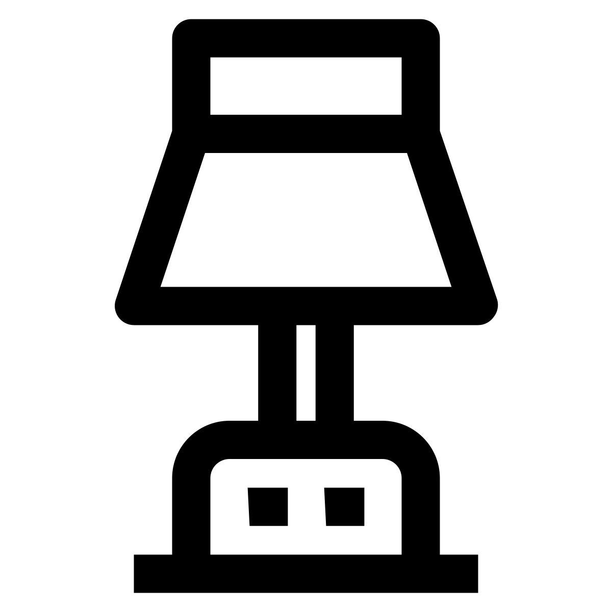lamp table icon