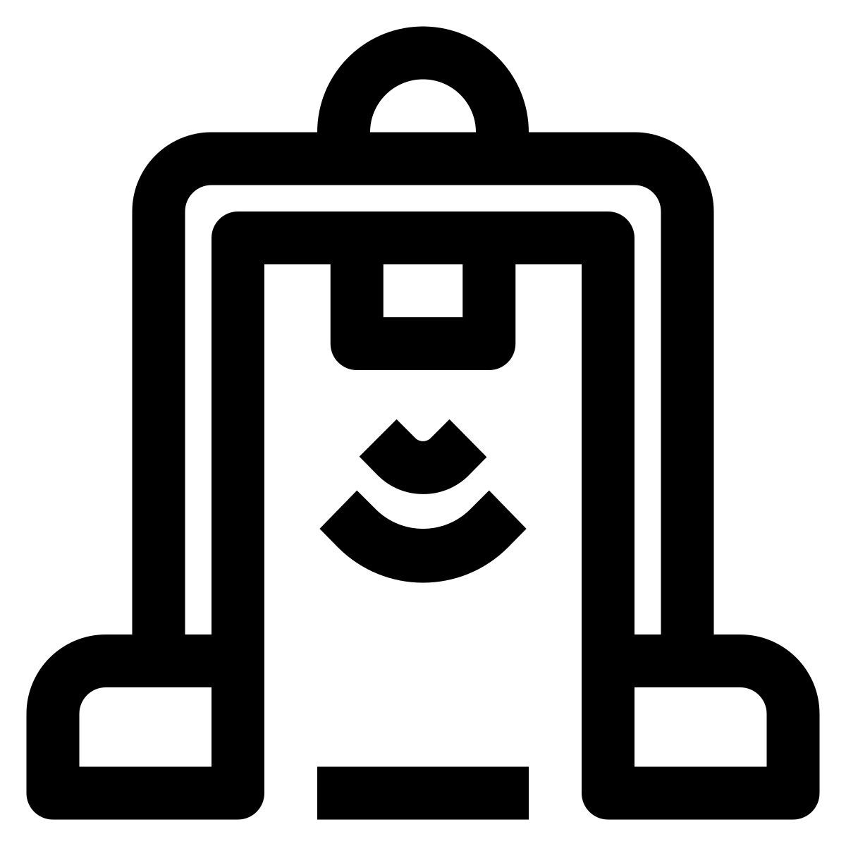 metal detector icon