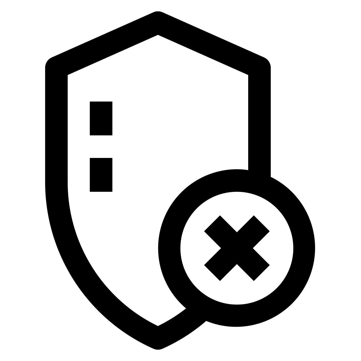 no protection icon