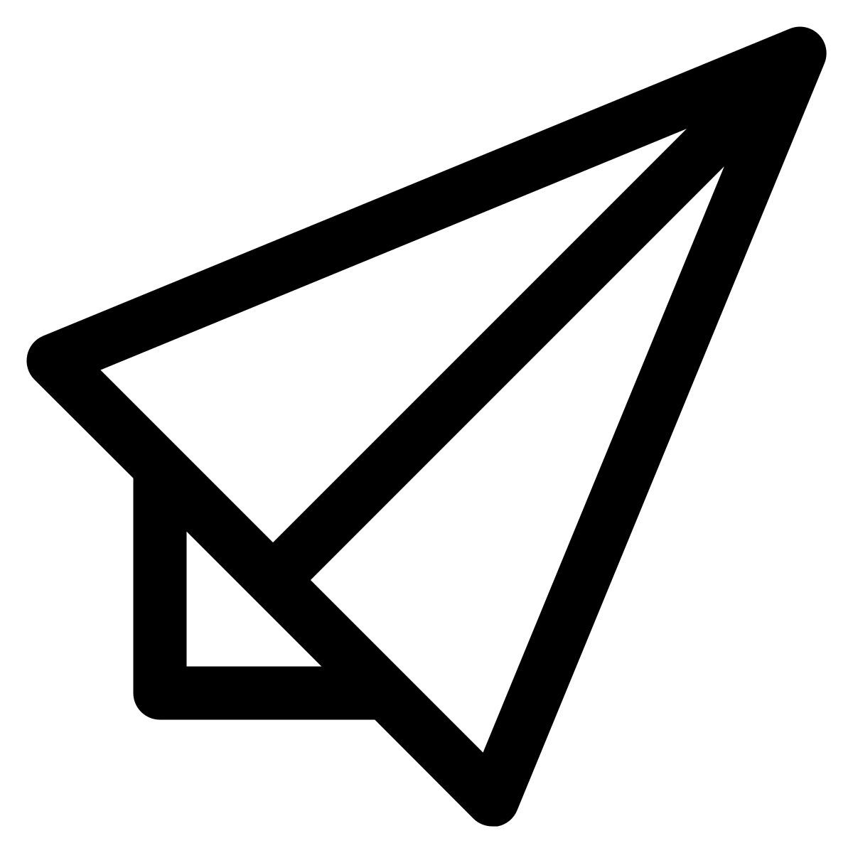 paper plane icon