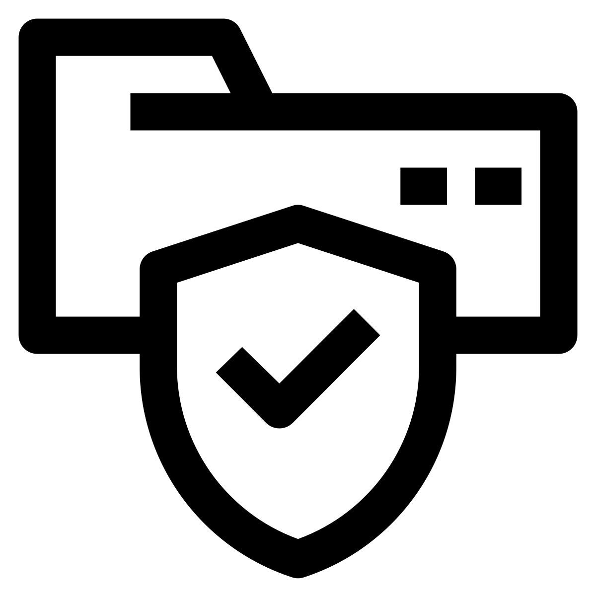 dossier de protection icon