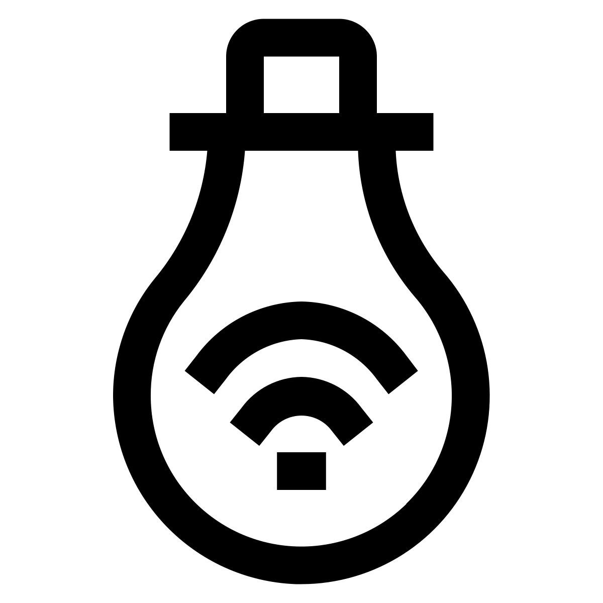 smart bulb icon
