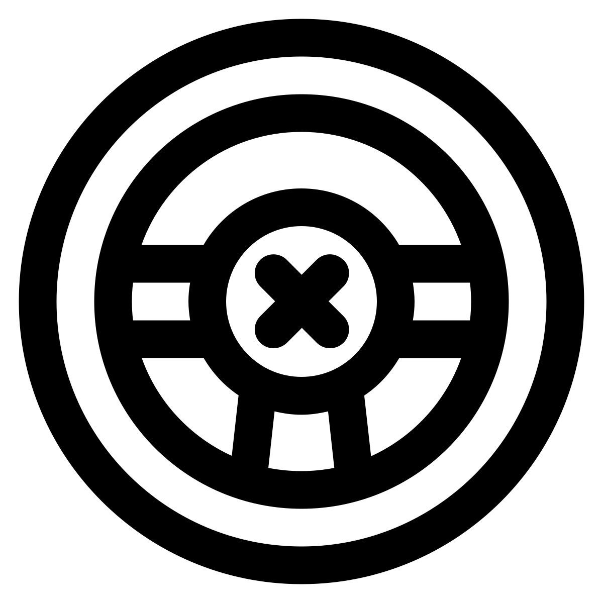 steering wheel icon