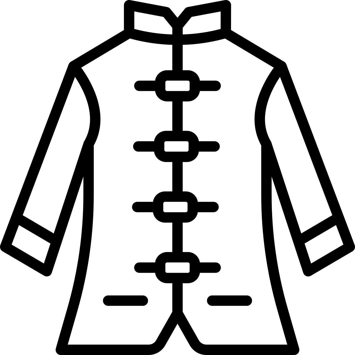 chinesse coat icon