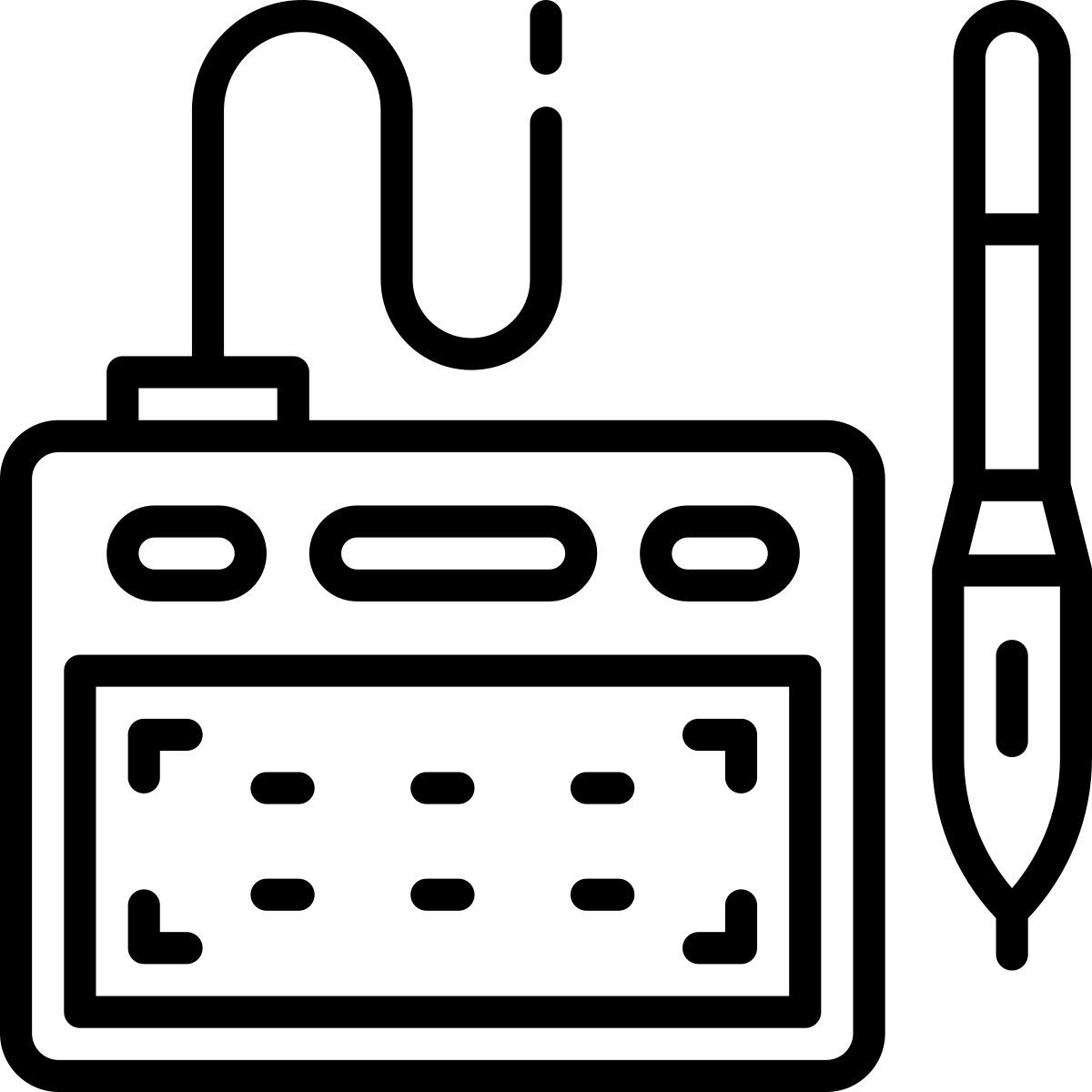 drawing tablet icon
