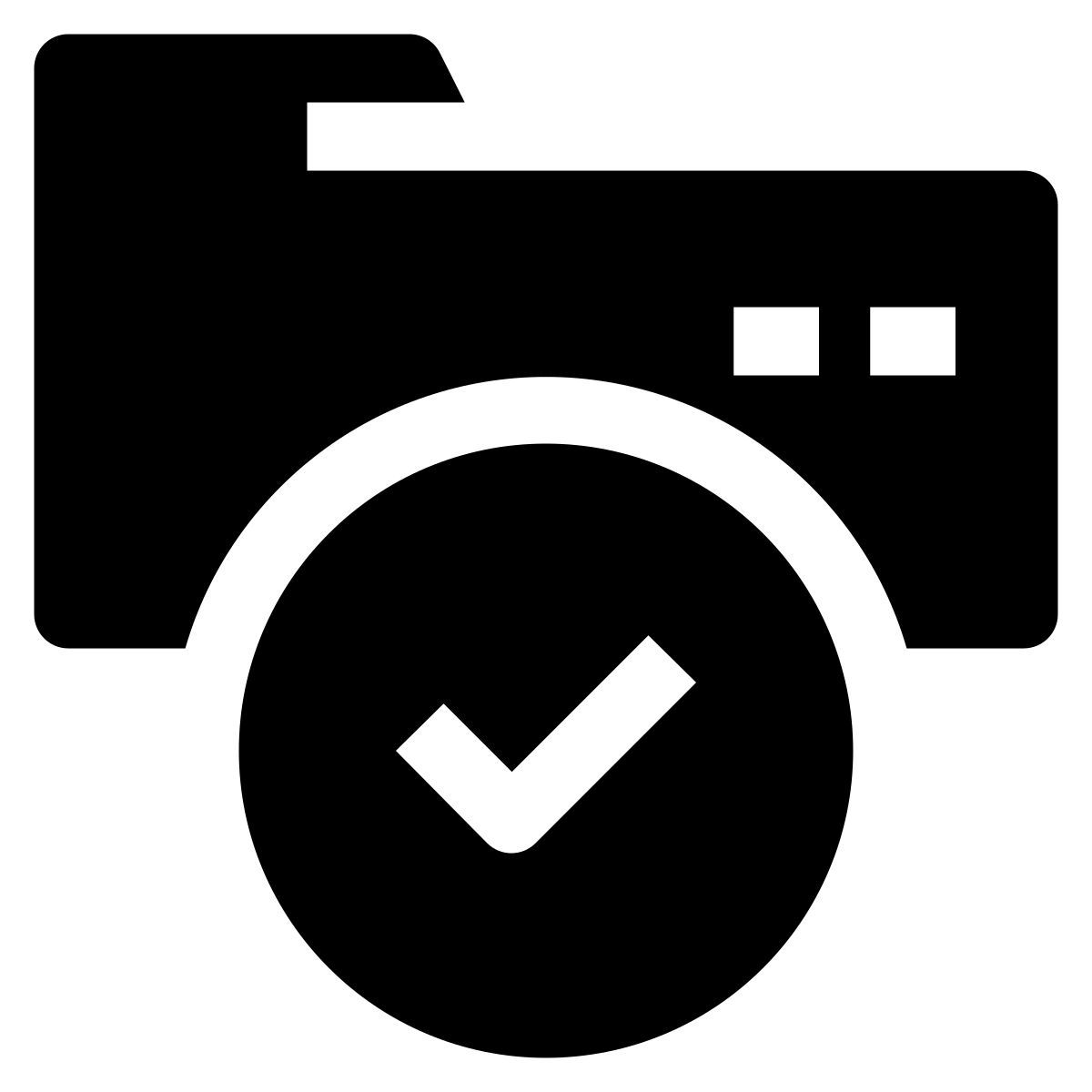 aprovar pasta icon