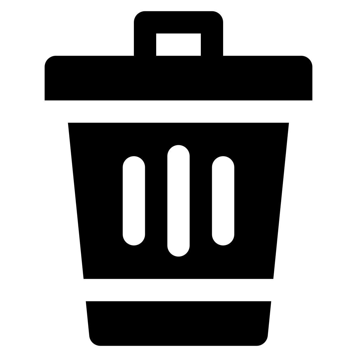 trash bin icon