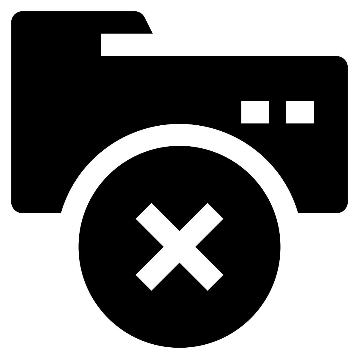 delete folder icon