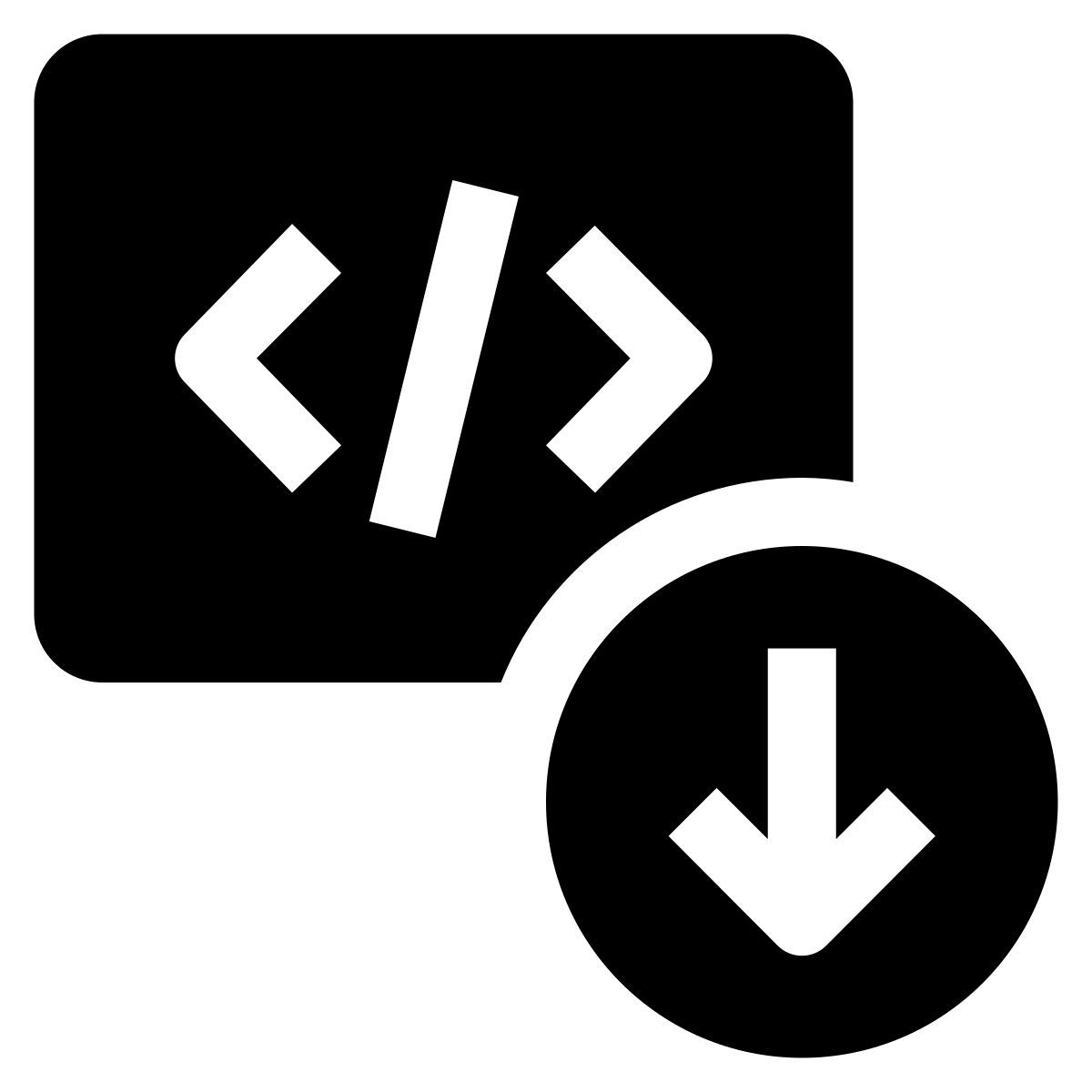 download code icon