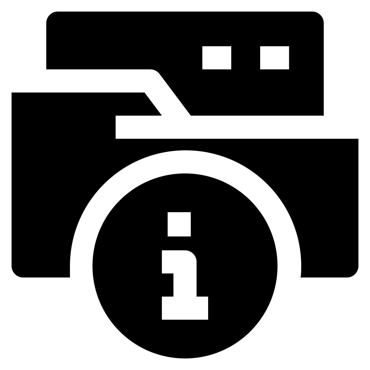 folder info icon
