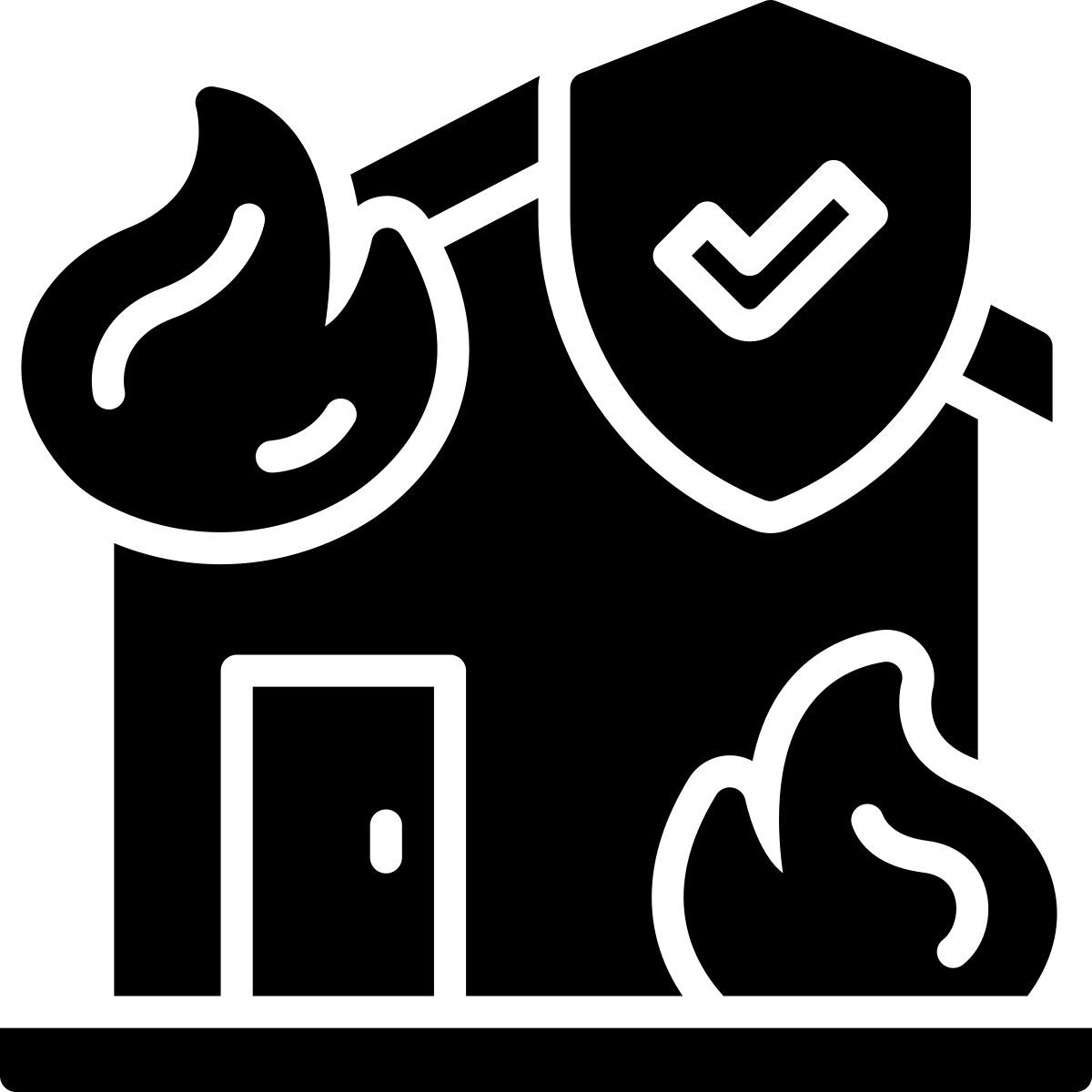 house fire icon
